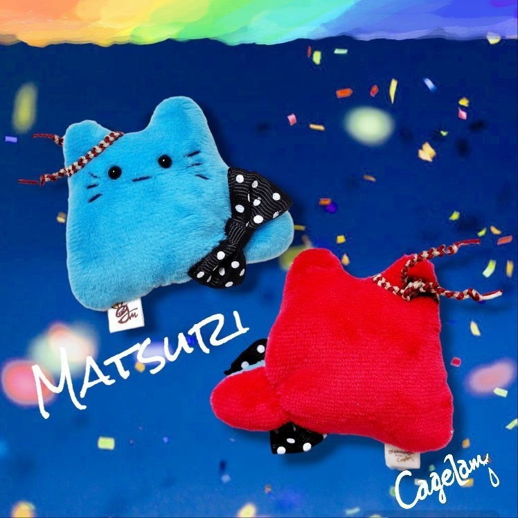 【No.360:お祭り】ファーファー【手のひらサイズぬいぐるみ】