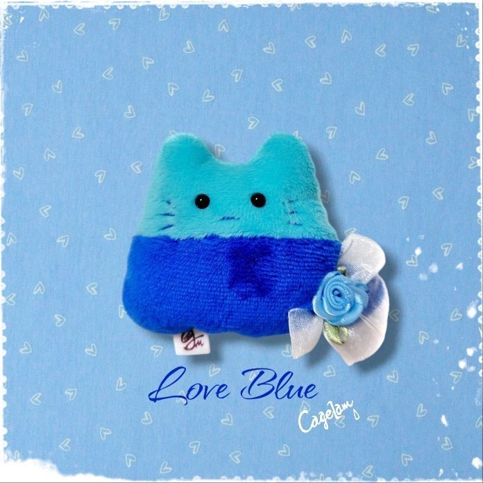 【No.367:海咲】ファーファー【手のひらサイズぬいぐるみ】