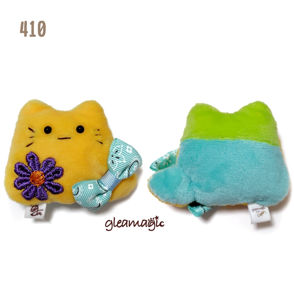 【No.410:月明かりの花】ファーファー【手のひらサイズぬいぐるみ】