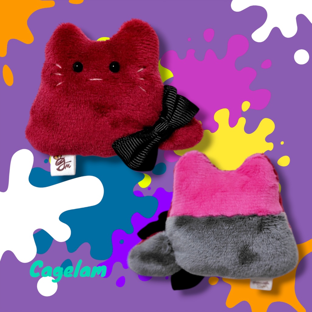 【No.422:リリィ】ファーファー【手のひらサイズぬいぐるみ】