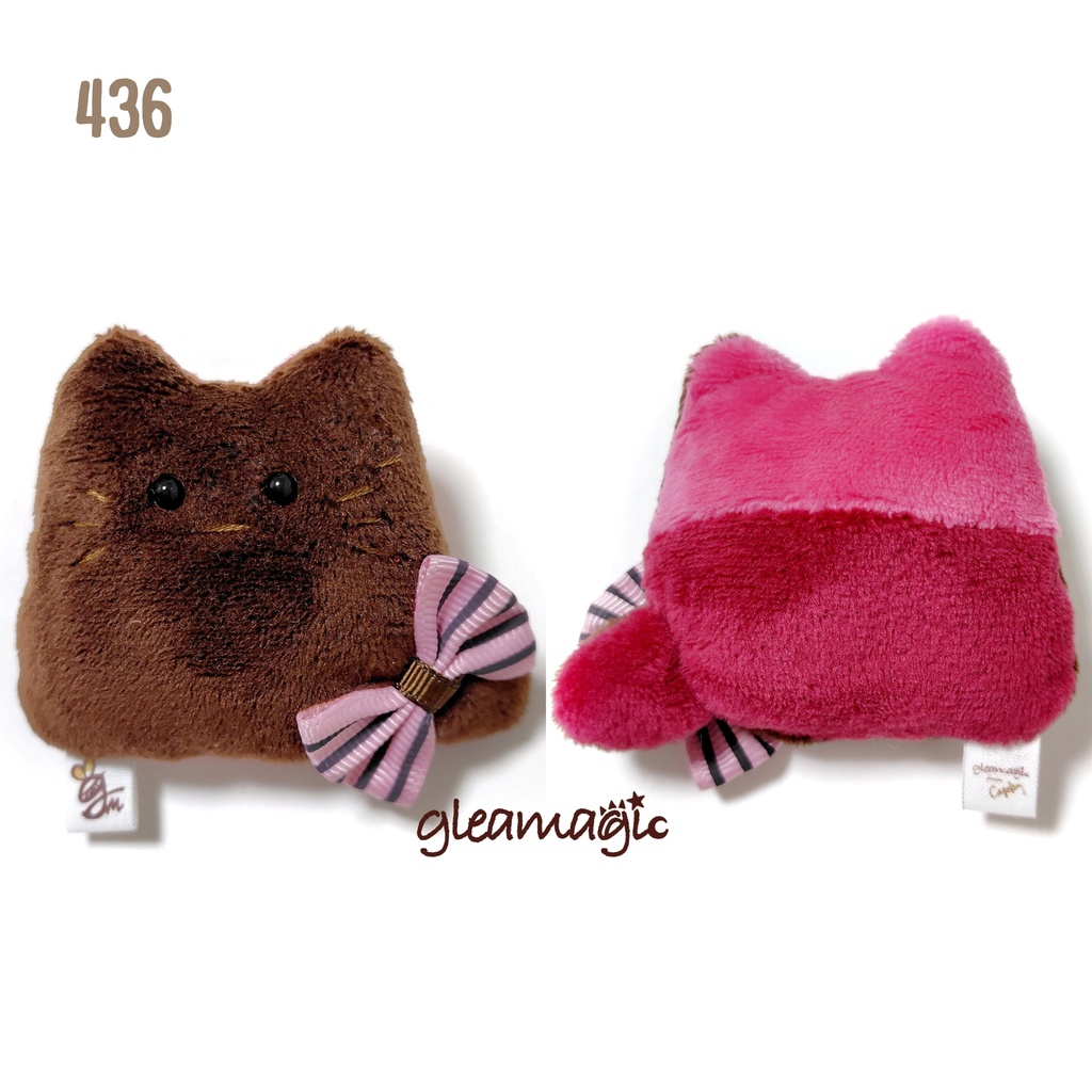 【No.436:チェリーボンボン】ファーファー【手のひらサイズぬいぐるみ】