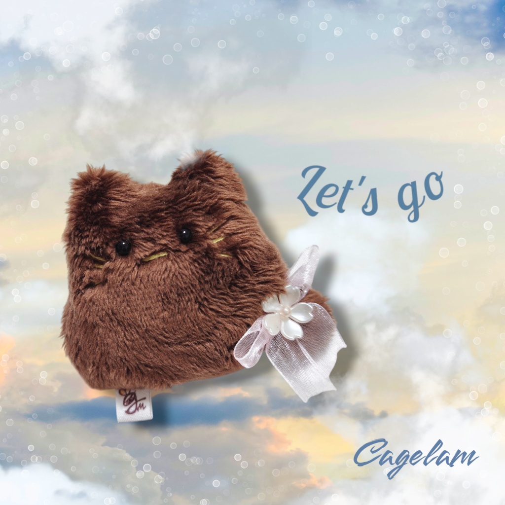 【No.442:翔琉】ファーファー【手のひらサイズぬいぐるみ】