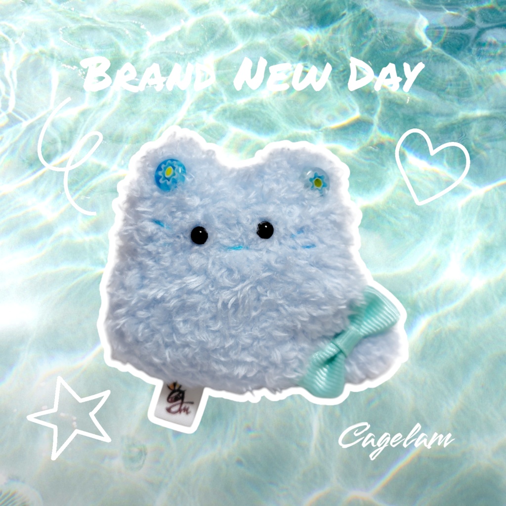 【No.449:ブランニューデイ】ファーファー【手のひらサイズぬいぐるみ】