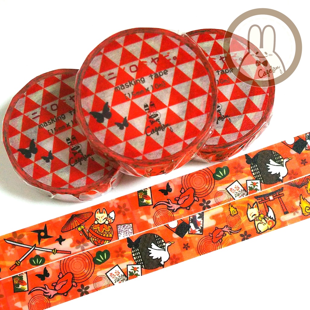『ベニイロミヤビ。』Cagelamオリジナルマスキングテープ