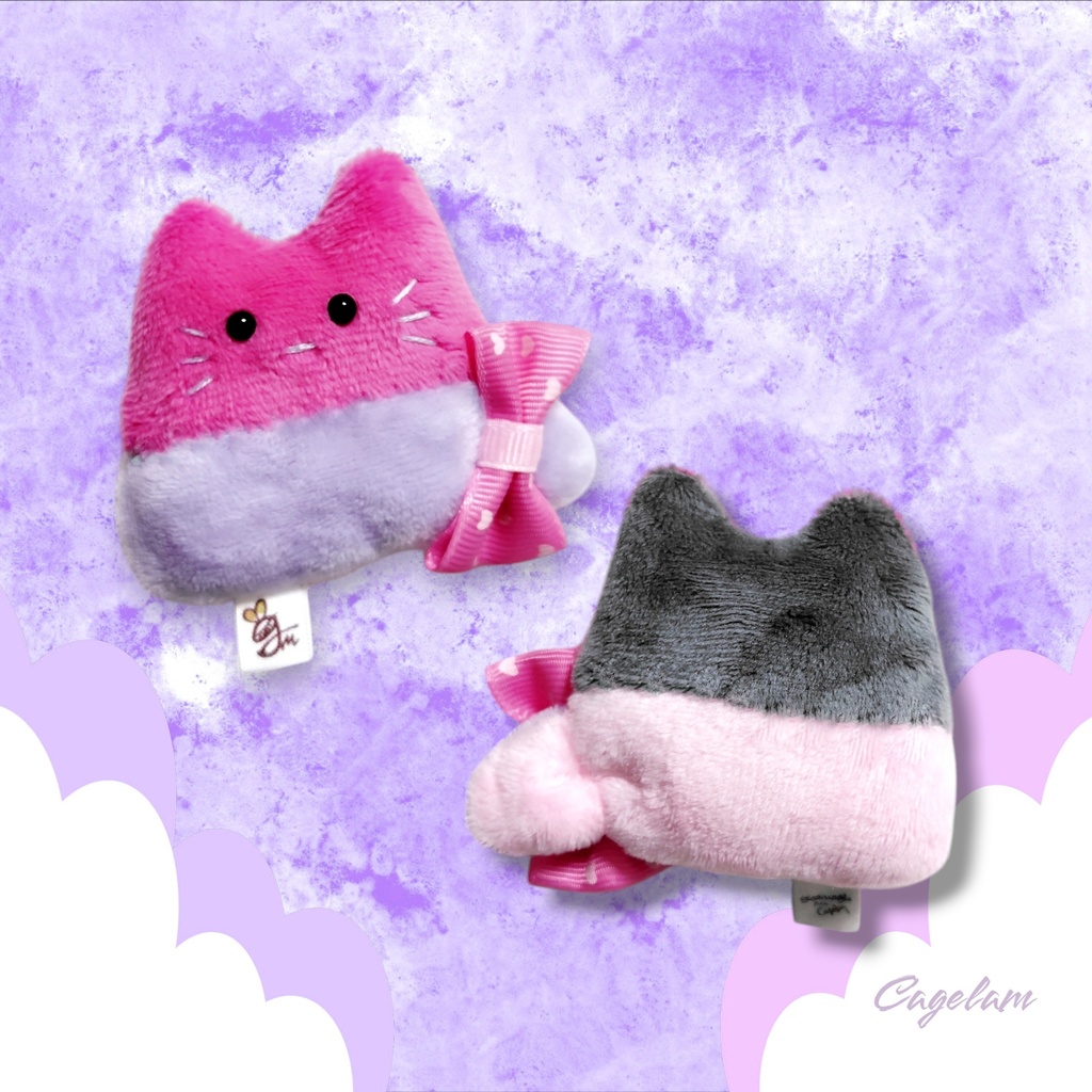 【No.456:ライラック】ファーファー【手のひらサイズぬいぐるみ】