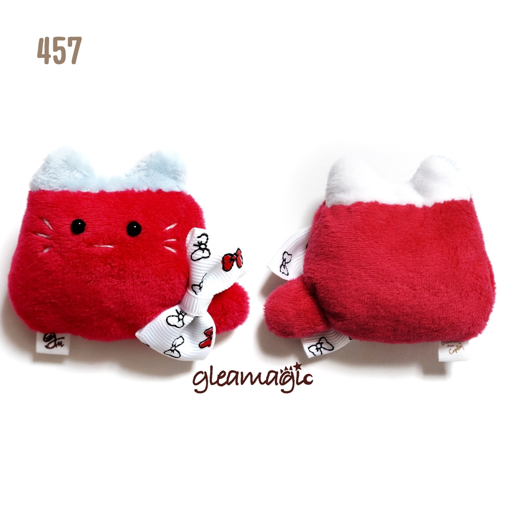 【No.457:アイストロベリー】ファーファー【手のひらサイズぬいぐるみ】