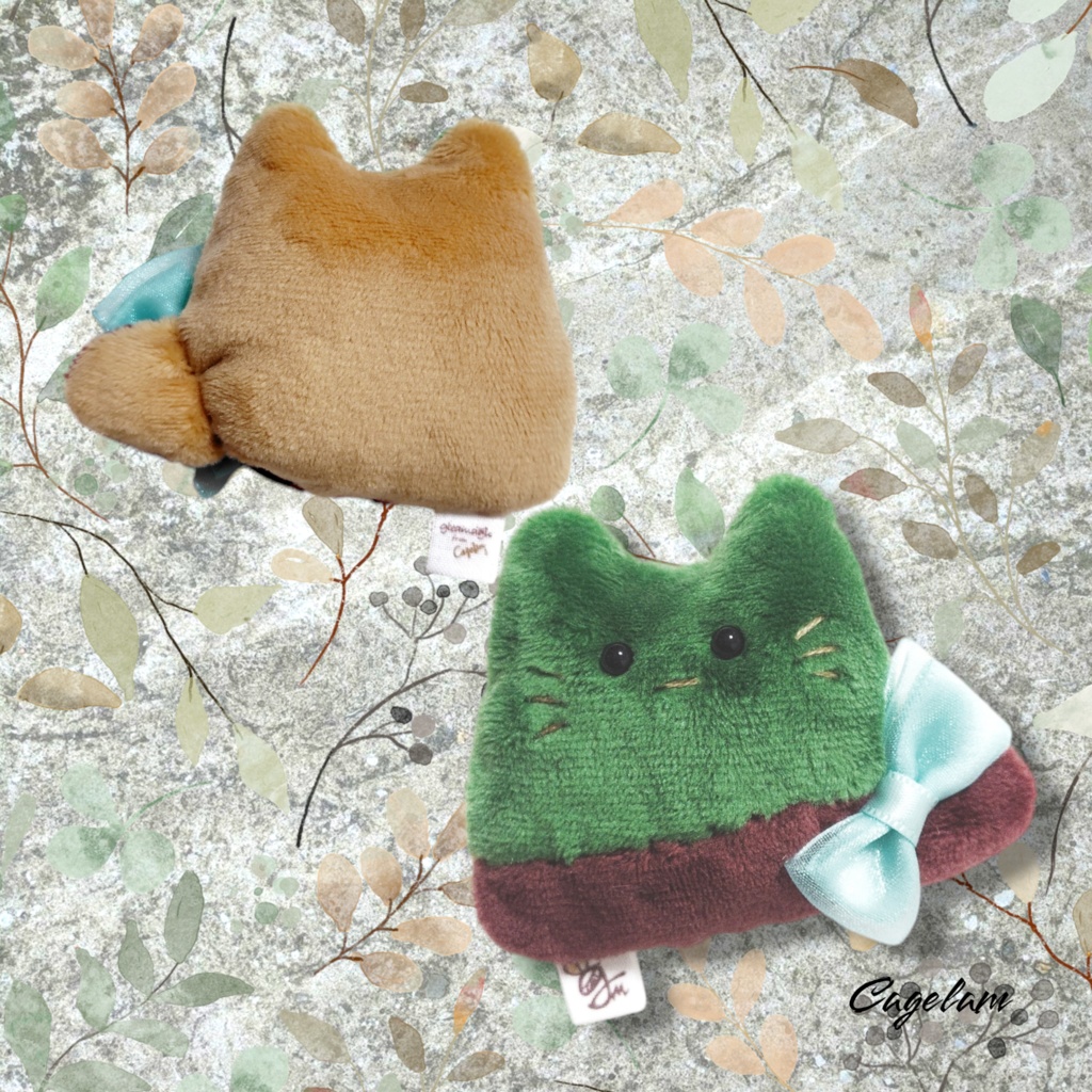 【No.459:唐松】ファーファー【手のひらサイズぬいぐるみ】