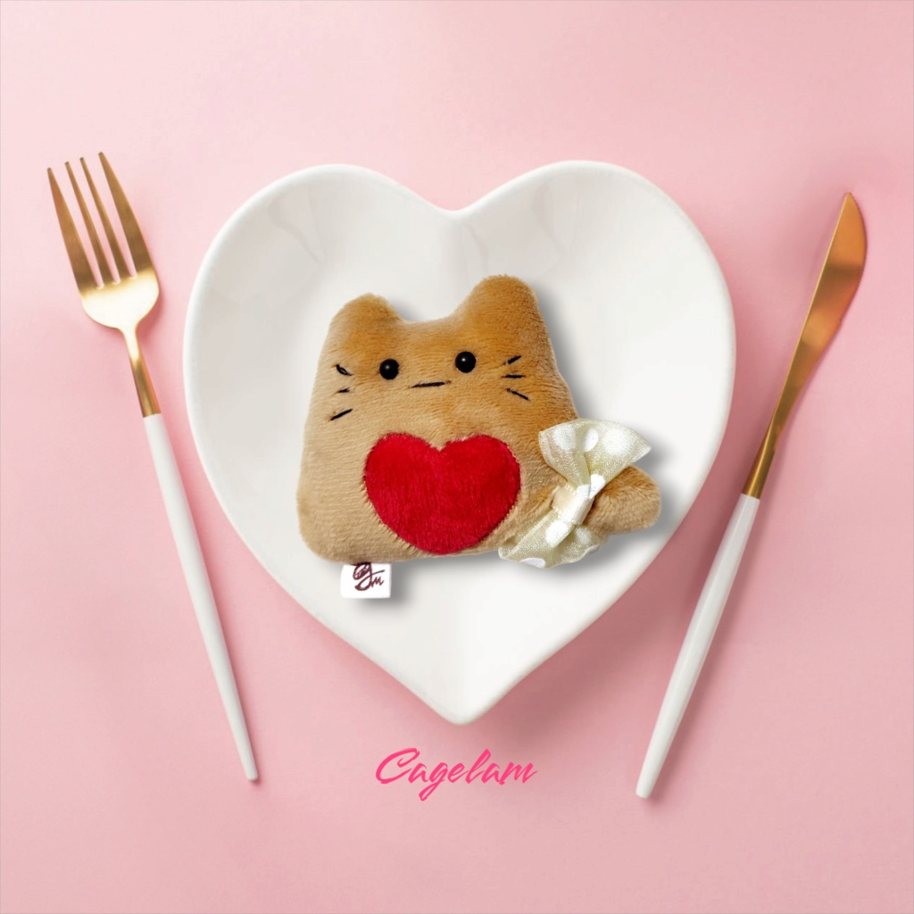 【No.462:ジャムクッキー】ファーファー【手のひらサイズぬいぐるみ】