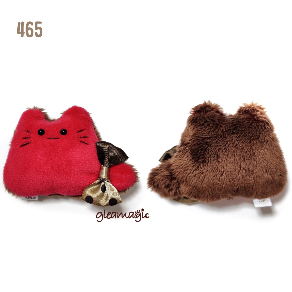 【No.465:レッドカカオ】ファーファー【手のひらサイズぬいぐるみ】