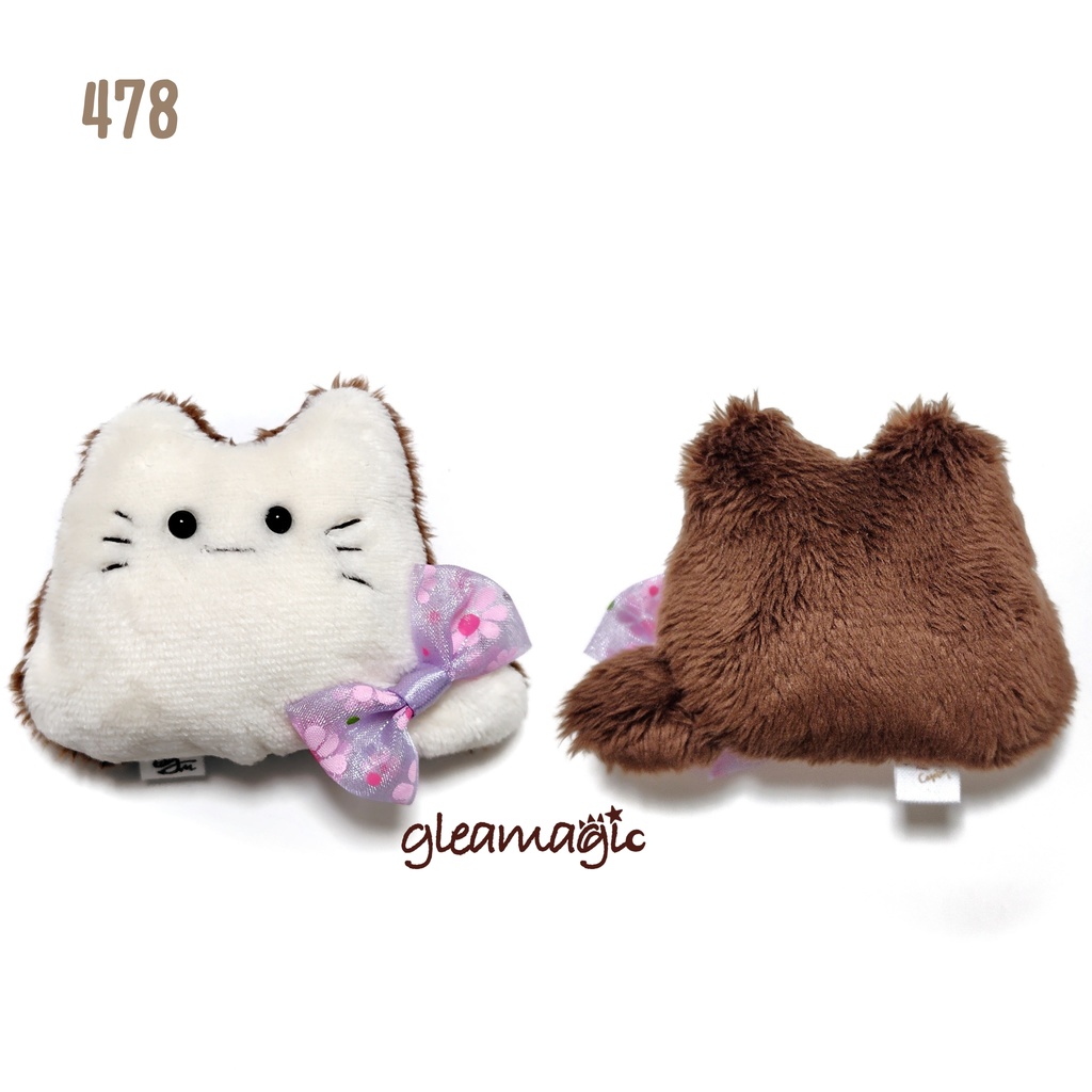 【No.478:ブラウンバンド】ファーファー【手のひらサイズぬいぐるみ】