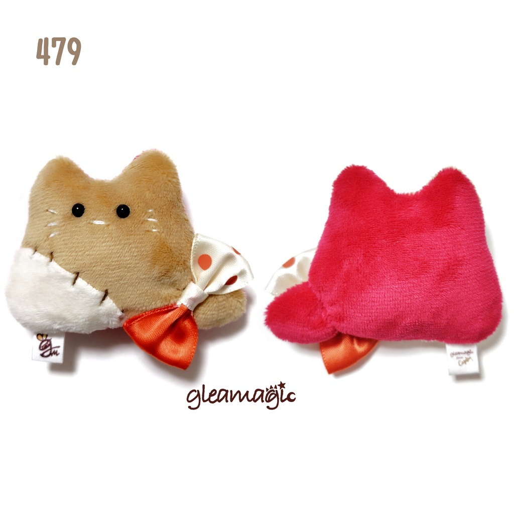 【No.479:紋白】ファーファー【手のひらサイズぬいぐるみ】