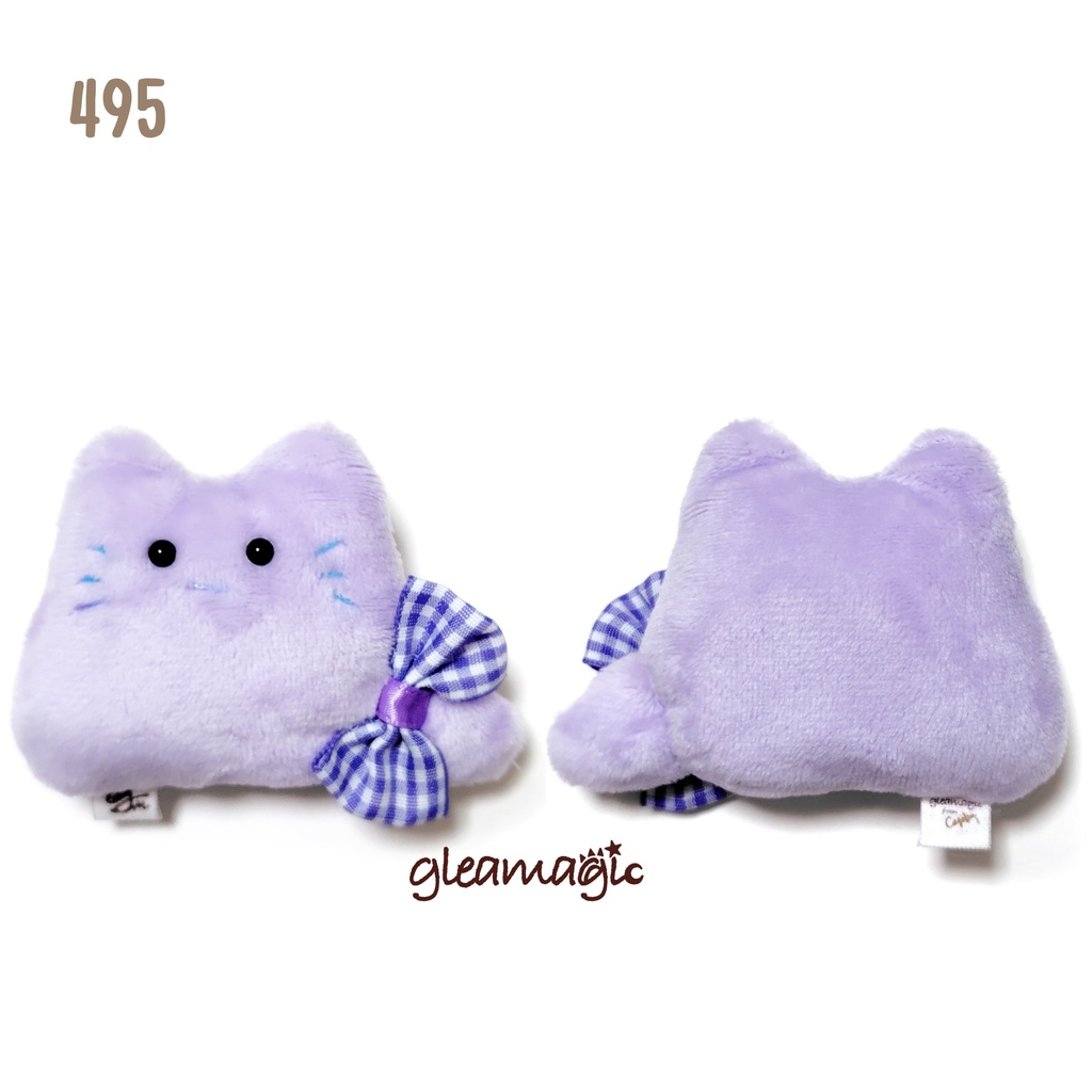 【No.495:パープルキララ】ファーファー【手のひらサイズぬいぐるみ】