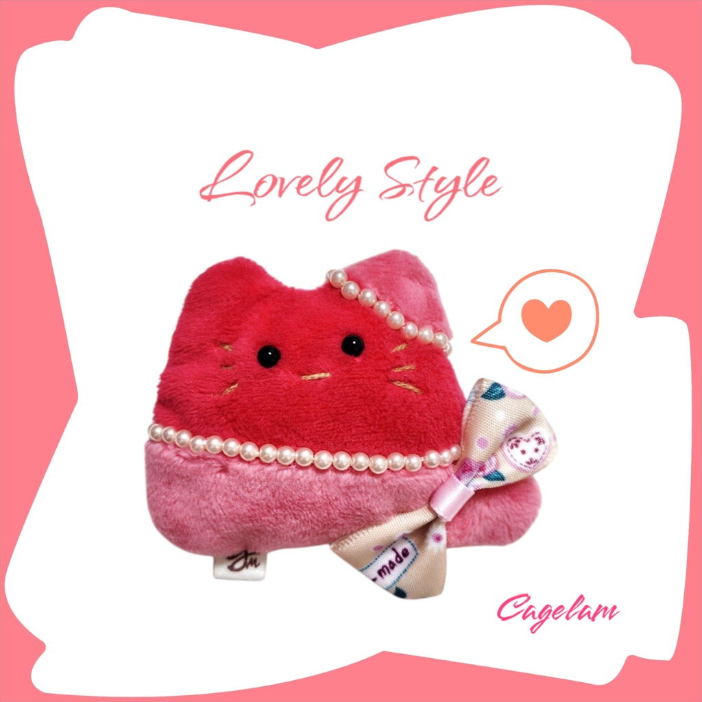 【No.499:紬姫】ファーファー【手のひらサイズぬいぐるみ】