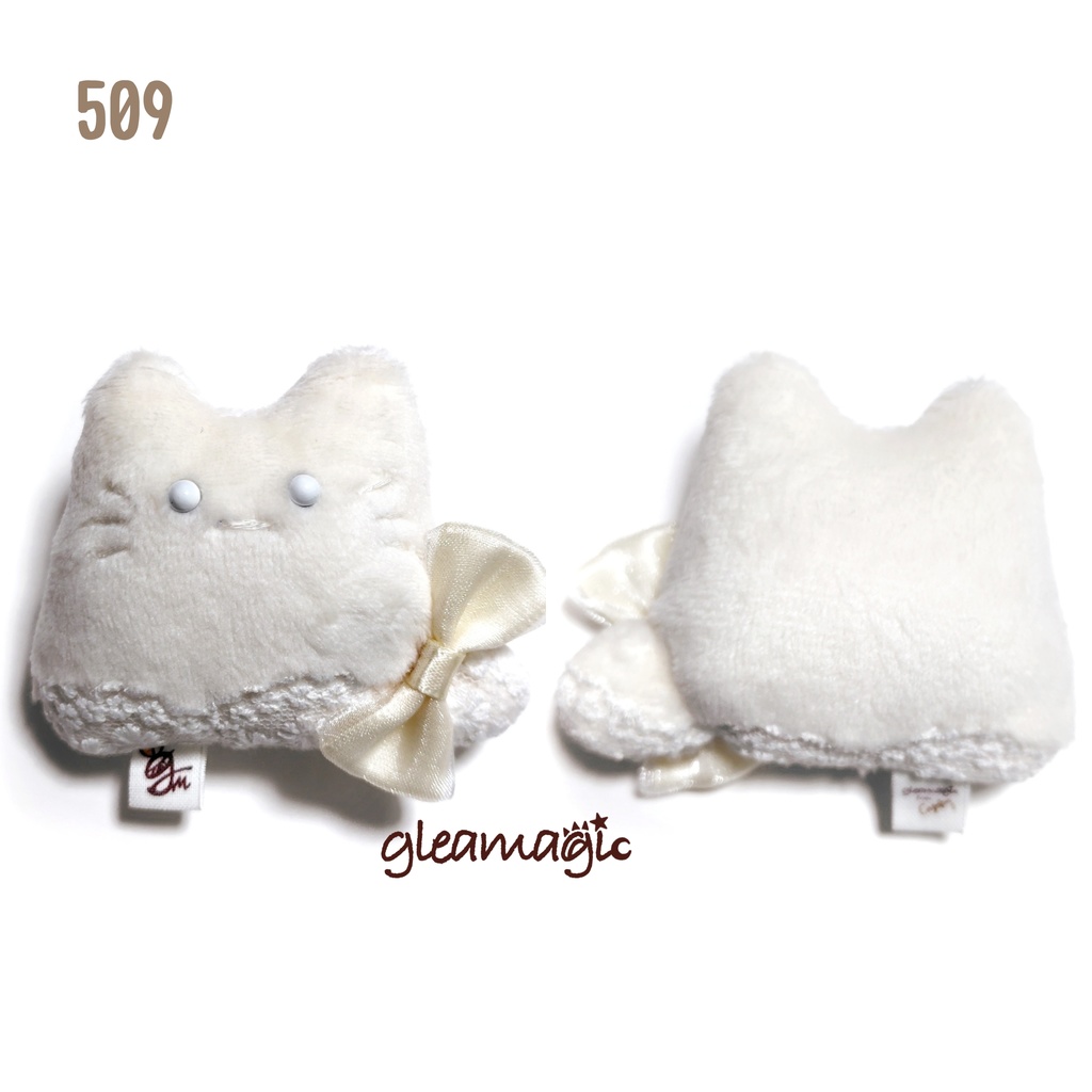 【No.509:ホワイトレース】ファーファー【手のひらサイズぬいぐるみ】