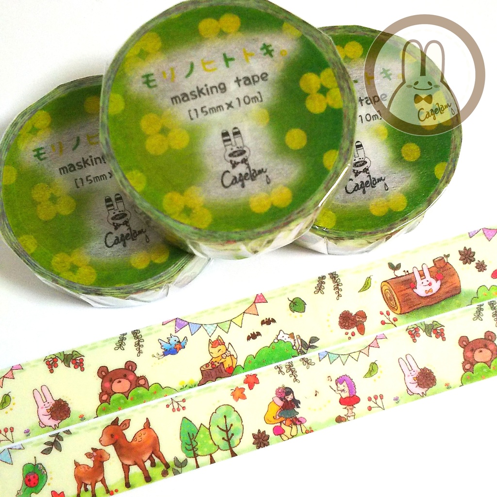 『モリノヒトトキ。』Cagelamオリジナルマスキングテープ
