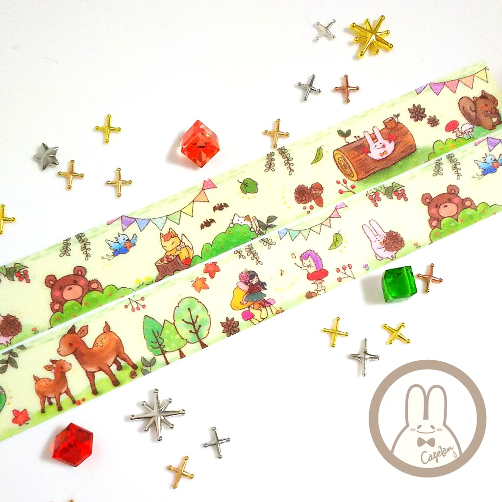 『モリノヒトトキ。』Cagelamオリジナルマスキングテープ