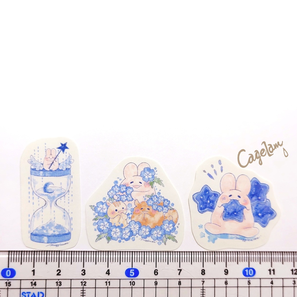 本日のぷにょん【フレークシール】