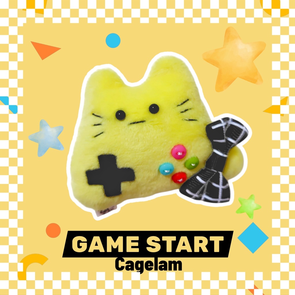 【No.520:ゲームスタート】ファーファー【手のひらサイズぬいぐるみ】