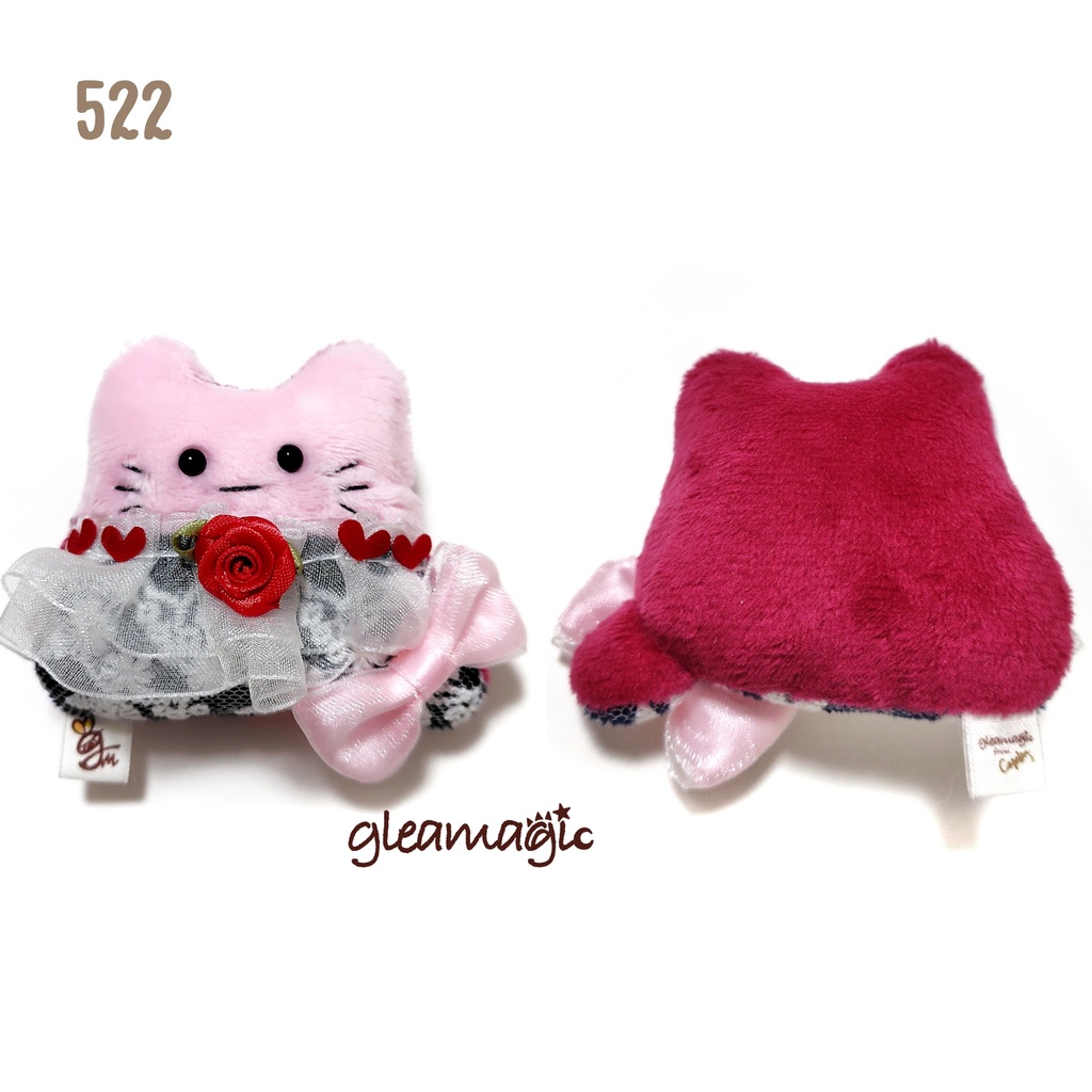 【No.522:エレガント】ファーファー【手のひらサイズぬいぐるみ】