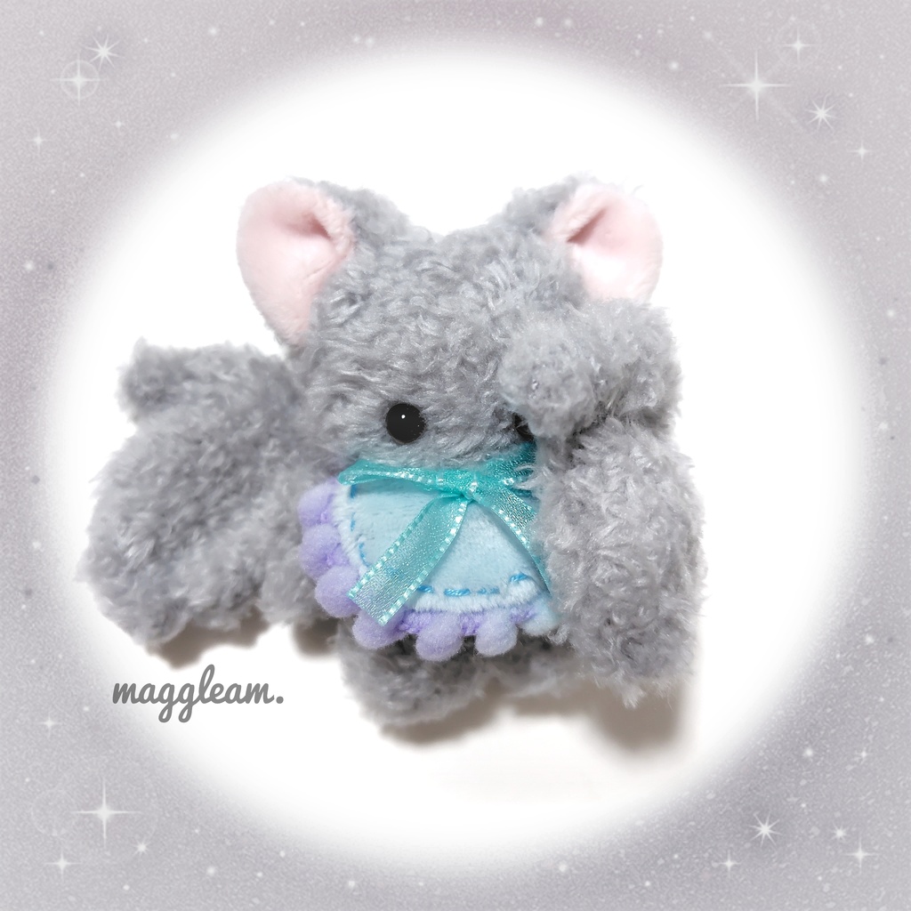 【展示minne出品中】コウモリベビー🦇🍼もるぴあ【ぬいぐるみ】