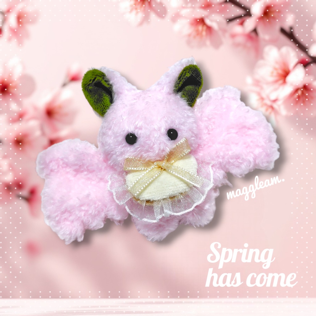 【展示minne出品中】コウモリベビー🦇🍼もるぴあ【ぬいぐるみ】