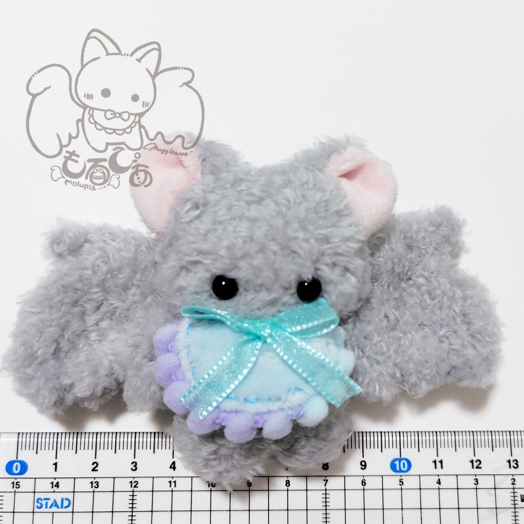 【展示minne出品中】コウモリベビー🦇🍼もるぴあ【ぬいぐるみ】
