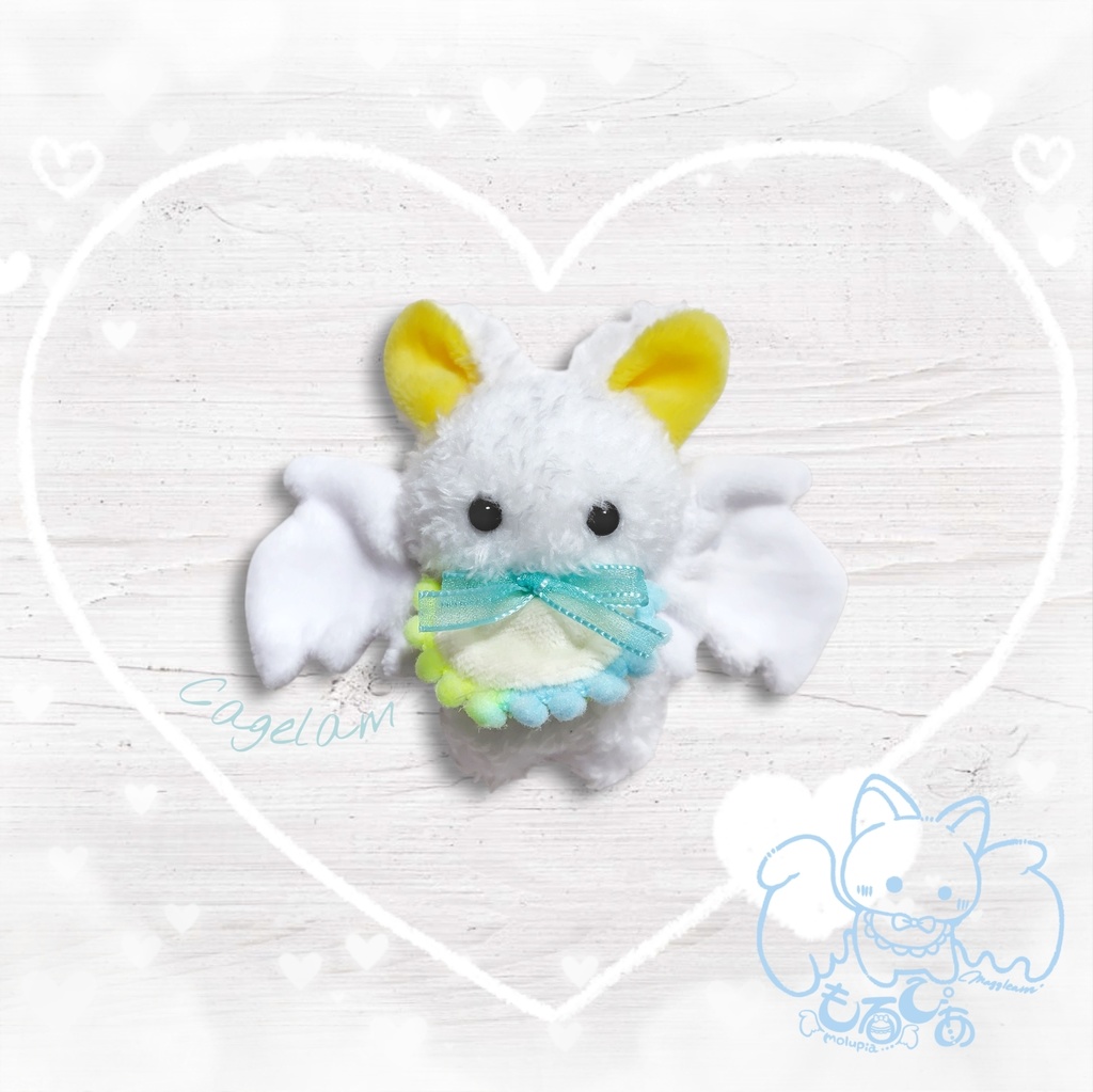【展示minne出品中】コウモリベビー🦇🍼もるぴあ【ぬいぐるみ】