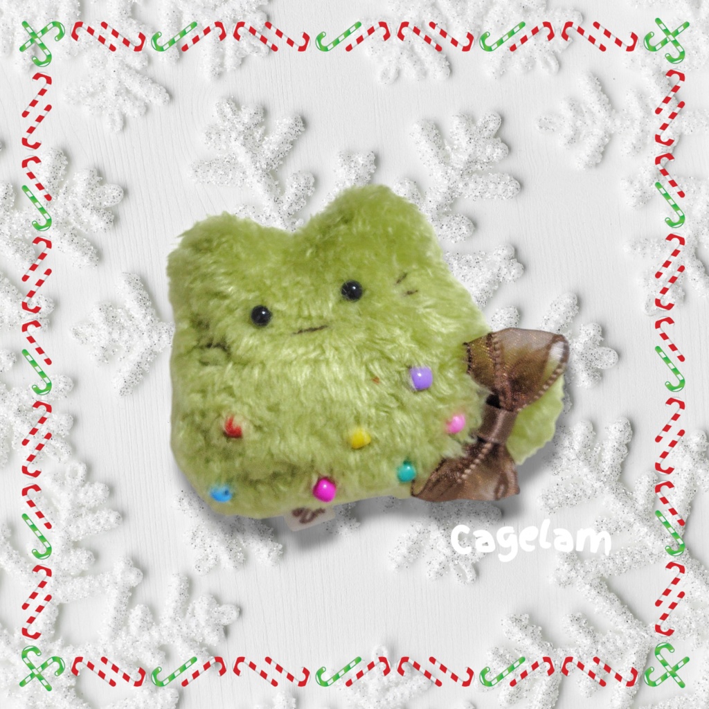 【No.528:ポム】ファーファー【手のひらサイズぬいぐるみ】