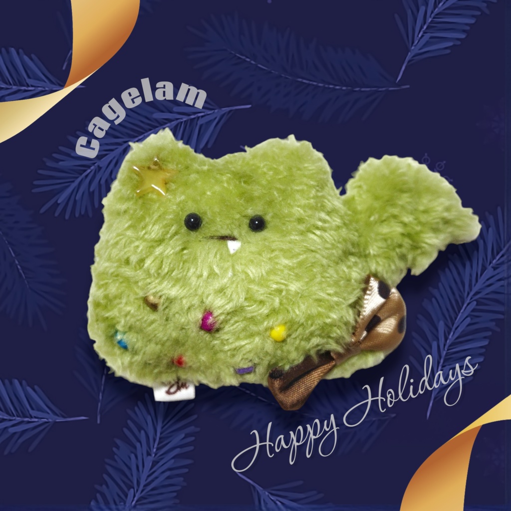 【No.533:ステラポム】ファーファー【手のひらサイズぬいぐるみ】