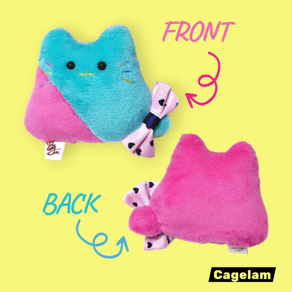 【No.538:さかさ】ファーファー【手のひらサイズぬいぐるみ】