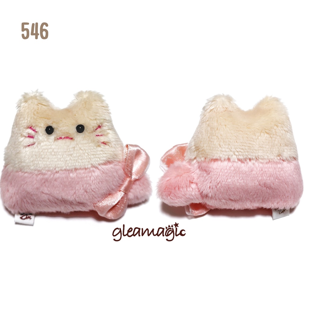 【No.546:春桃】ファーファー【手のひらサイズぬいぐるみ】
