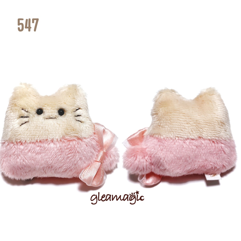 【No.547:桃春】ファーファー【手のひらサイズぬいぐるみ】