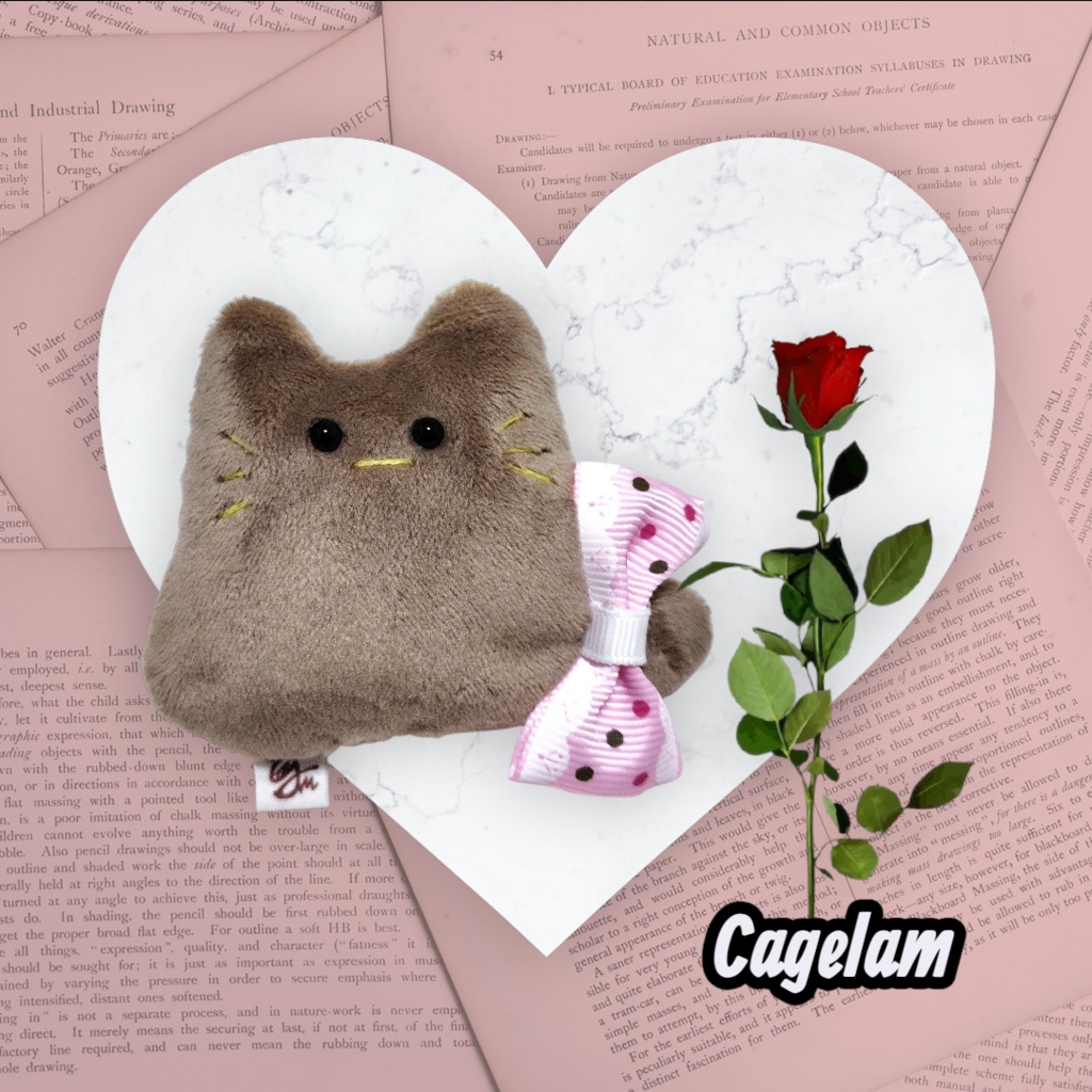 【No.552:カカオ70％】ファーファー【手のひらサイズぬいぐるみ】