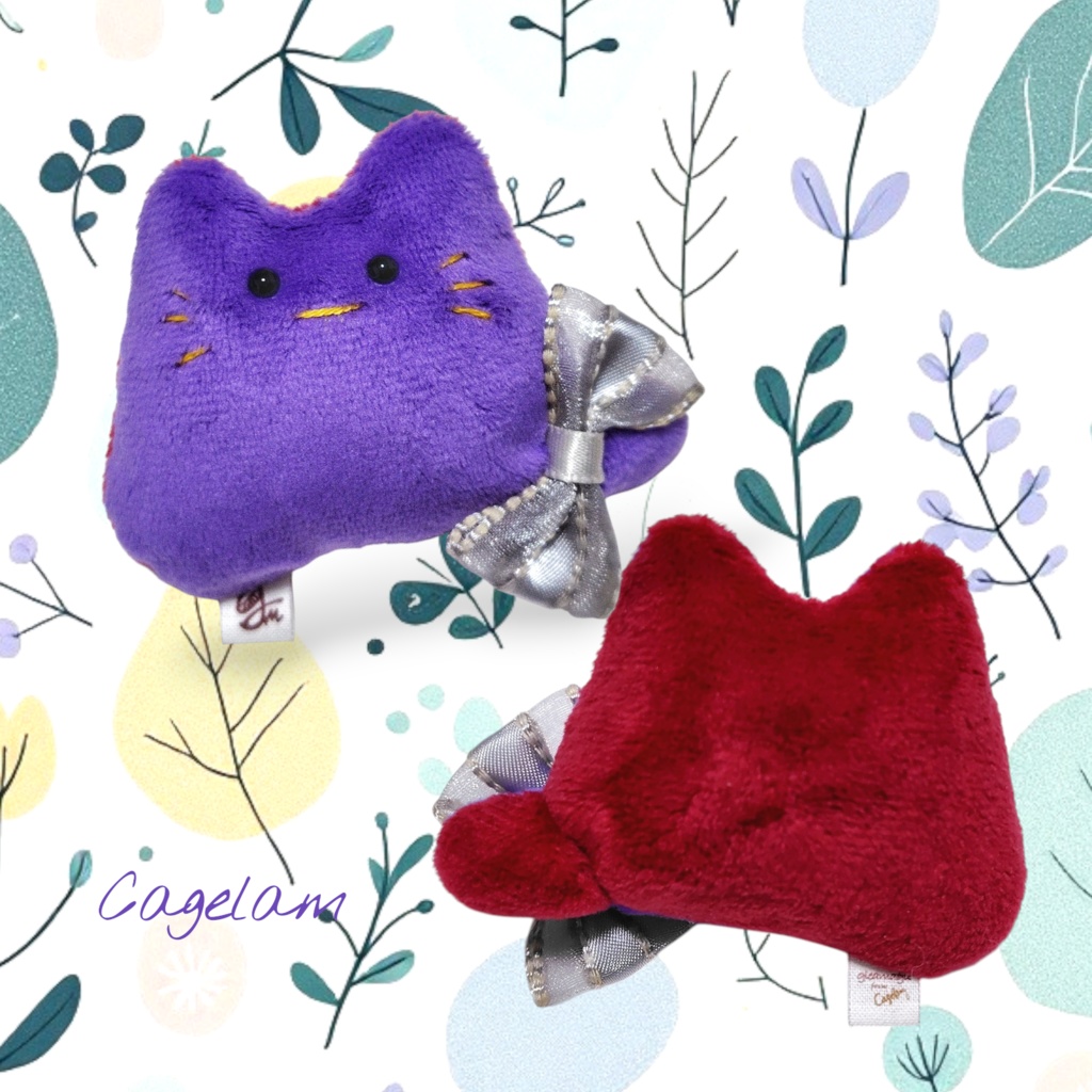 【No.554:絢彩】ファーファー【手のひらサイズぬいぐるみ】