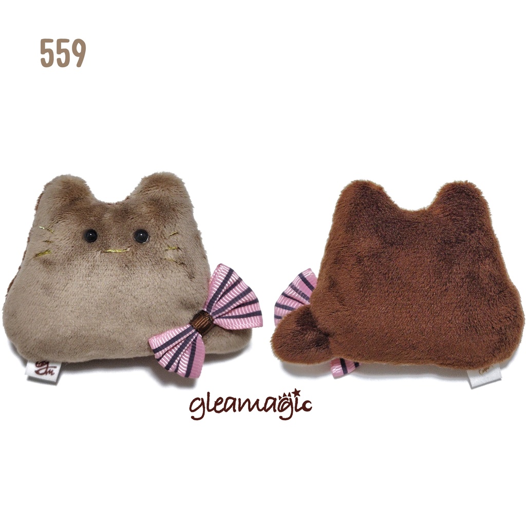 【No.559:チョコ·チョコ】ファーファー【手のひらサイズぬいぐるみ】