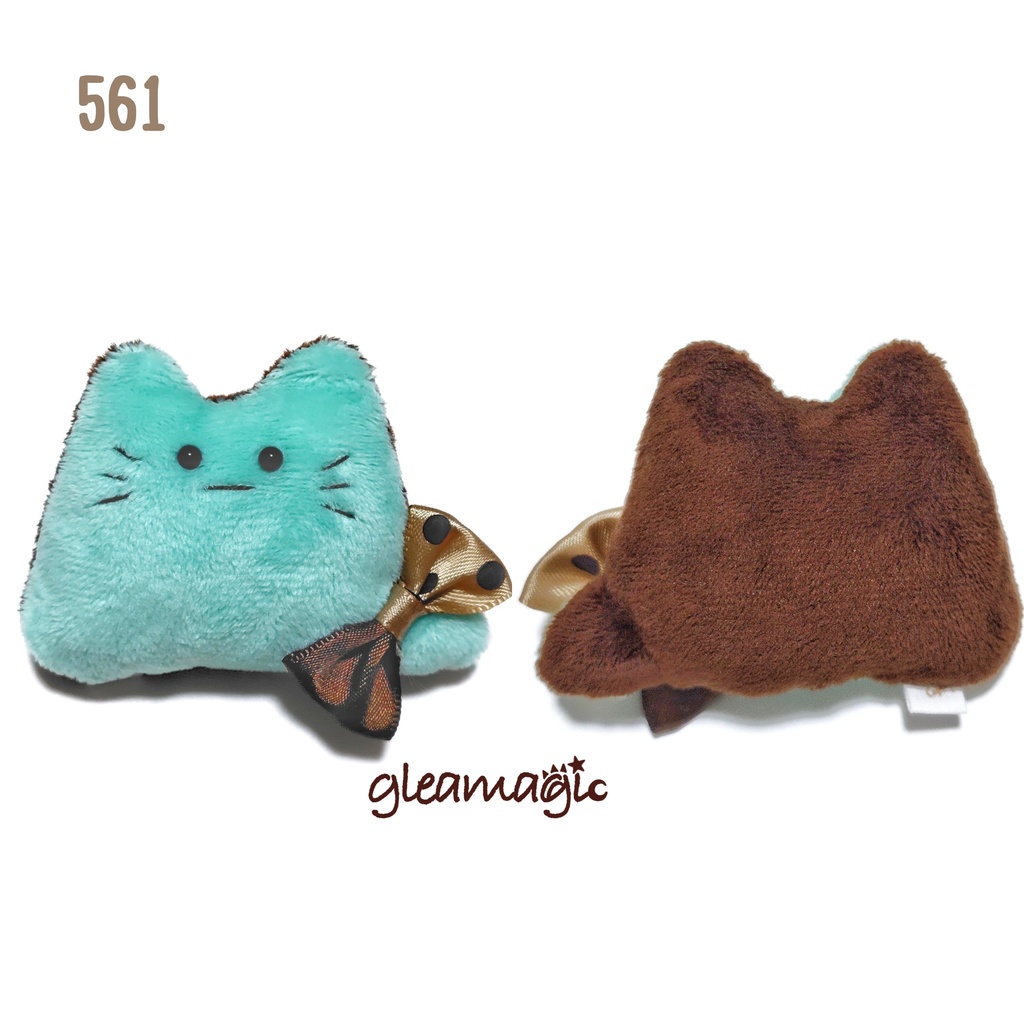 【No.561:チョコ·ミント】ファーファー【手のひらサイズぬいぐるみ】