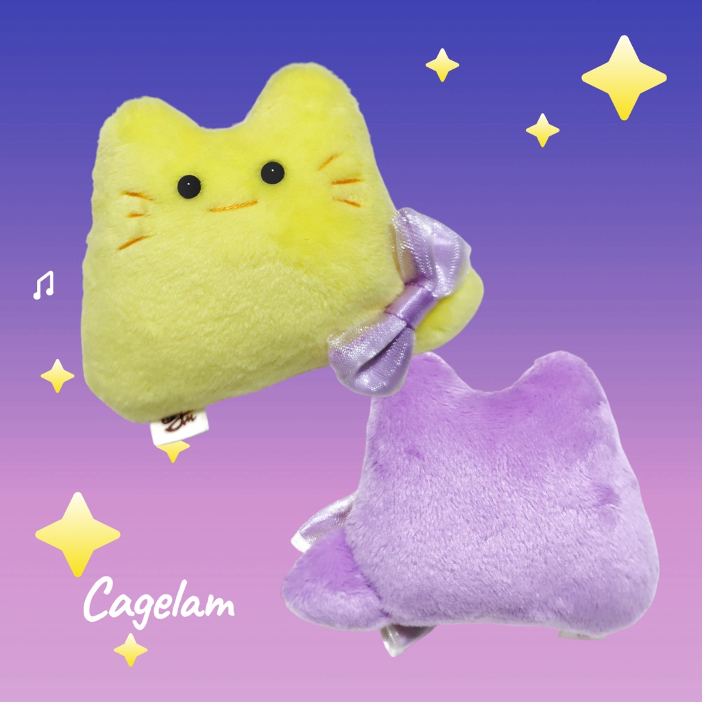 【No.5629:月紫】ファーファー【手のひらサイズぬいぐるみ】