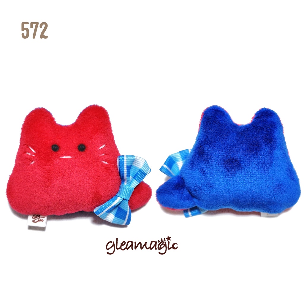 【No.572:はなまる】ファーファー【手のひらサイズぬいぐるみ】