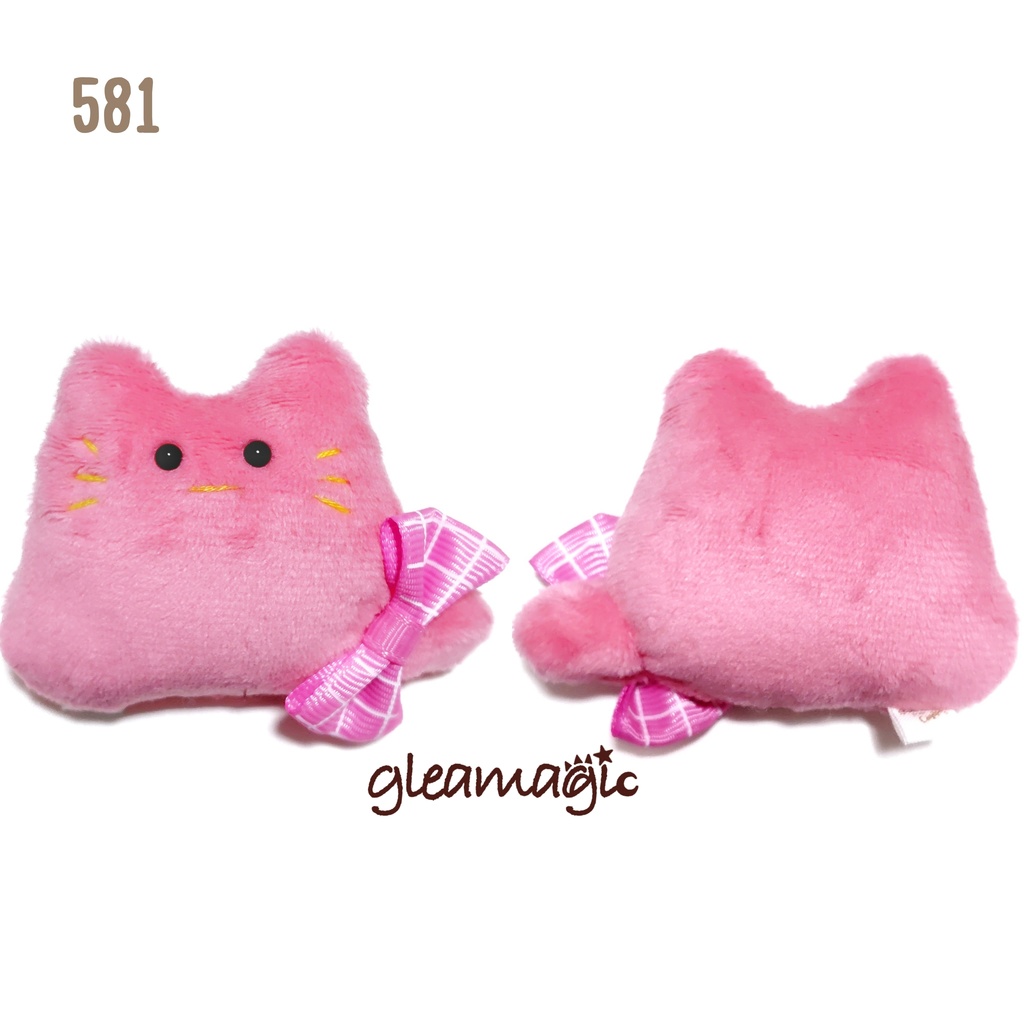 【No.581:ももっち 】ファーファー【手のひらサイズぬいぐるみ】