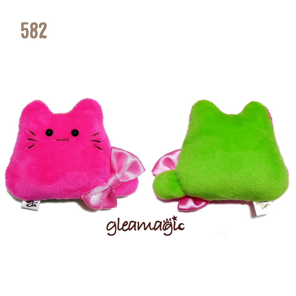 【No.582:めろんぼ 】ファーファー【手のひらサイズぬいぐるみ】