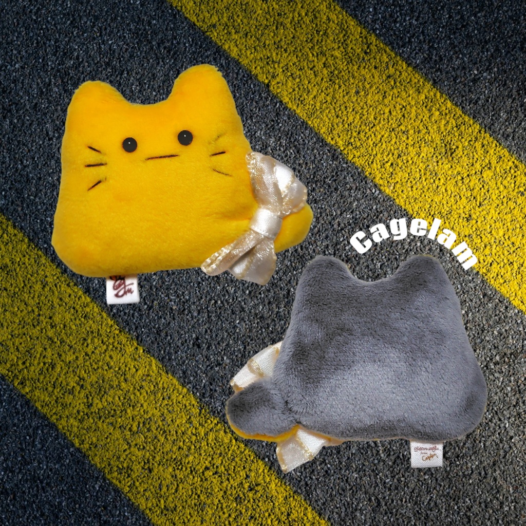 【No.584:センターライン 】ファーファー【手のひらサイズぬいぐるみ】