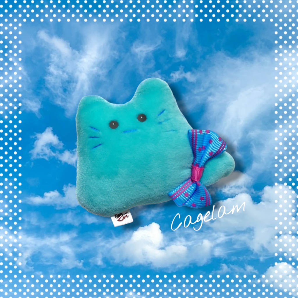 【No.585:新しい空 】ファーファー【手のひらサイズぬいぐるみ】