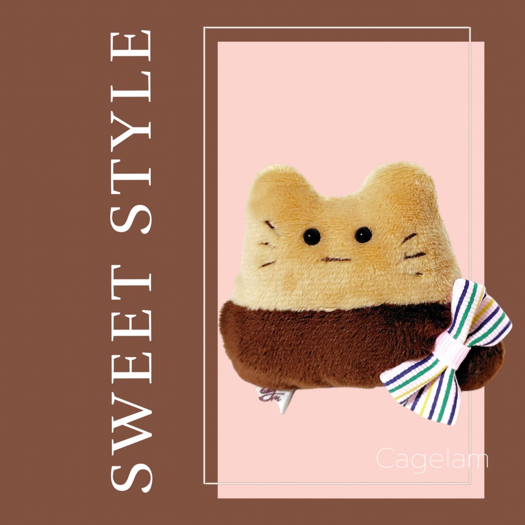 【No.594:ビスキュイ 】ファーファー【手のひらサイズぬいぐるみ】