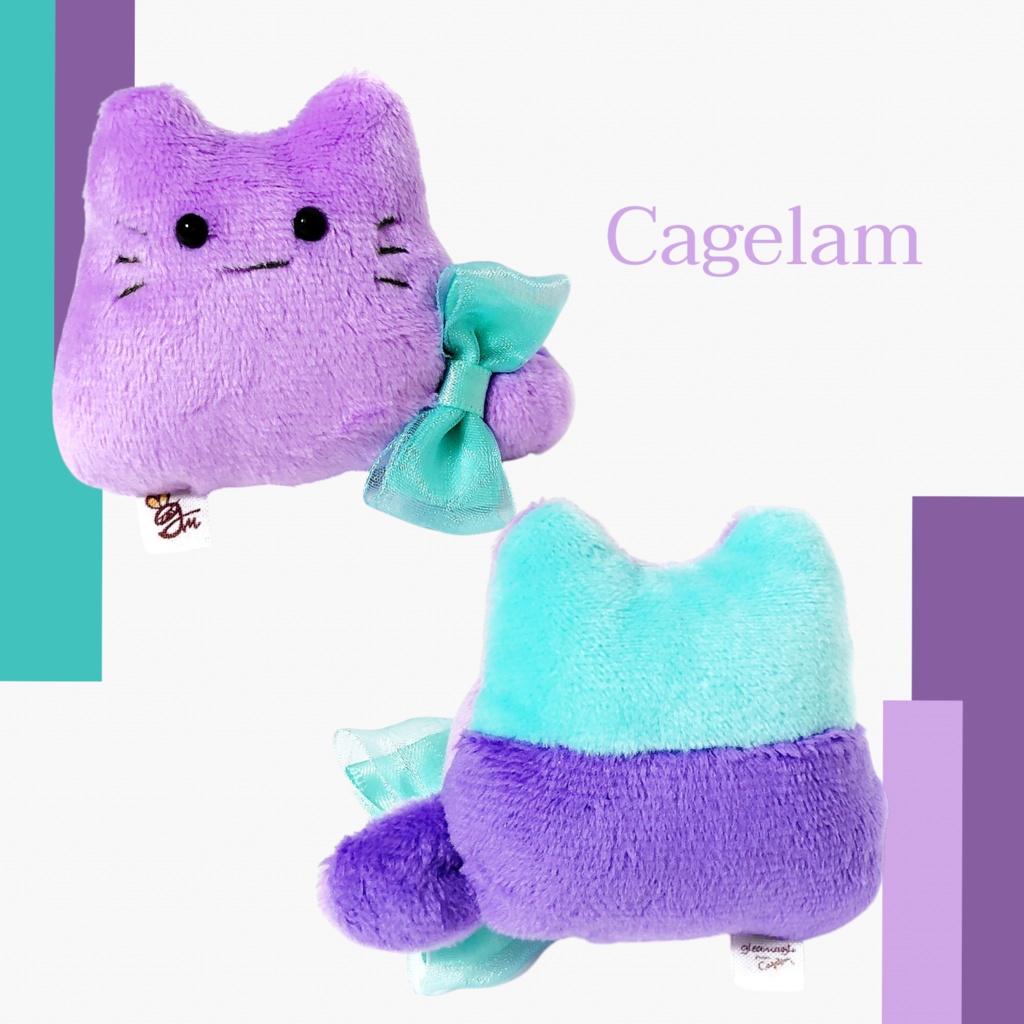 【No.599: チェルミント】ファーファー【手のひらサイズぬいぐるみ】