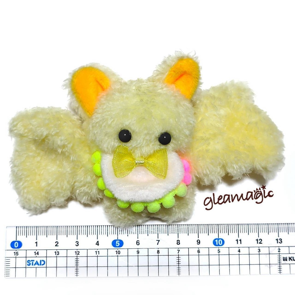 【💛018:ひなた】コウモリベビー🦇🍼もるぴあ【手のひらサイズぬいぐるみ】