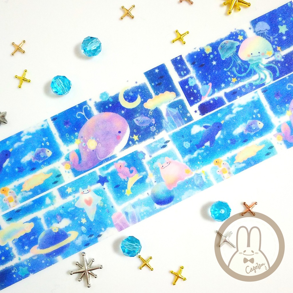 『アオイロセカイ。』Cagelamオリジナルマスキングテープ