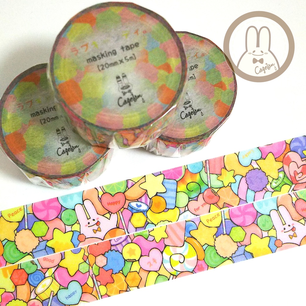 『ラブキャンディ。』Cagelamオリジナルマスキングテープ