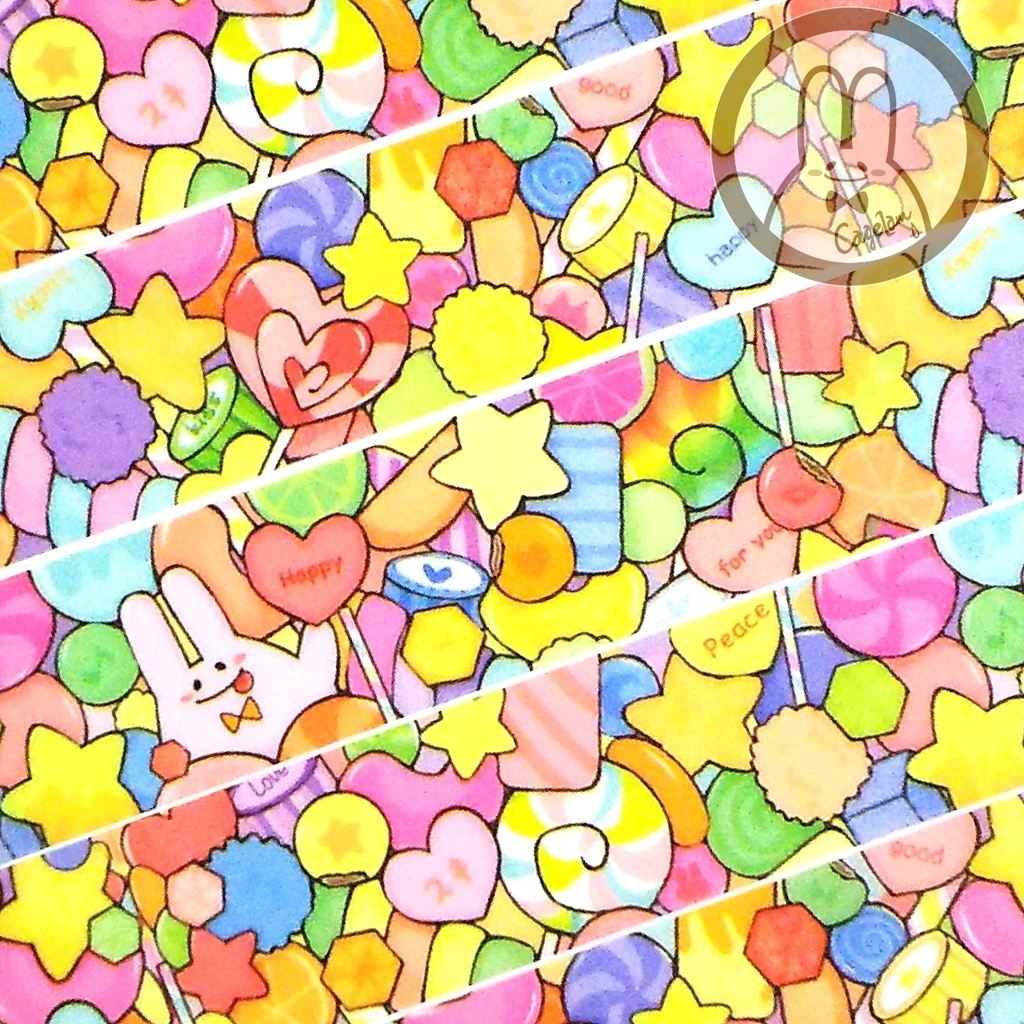 『ラブキャンディ。』Cagelamオリジナルマスキングテープ