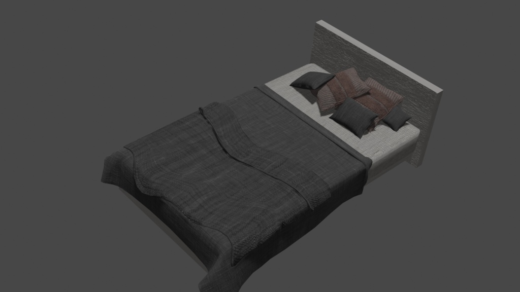 blender　ベッド