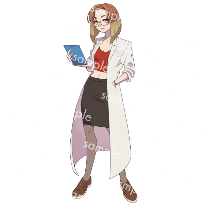 【無料/有料】白衣の女性【キャラ立ち絵】
